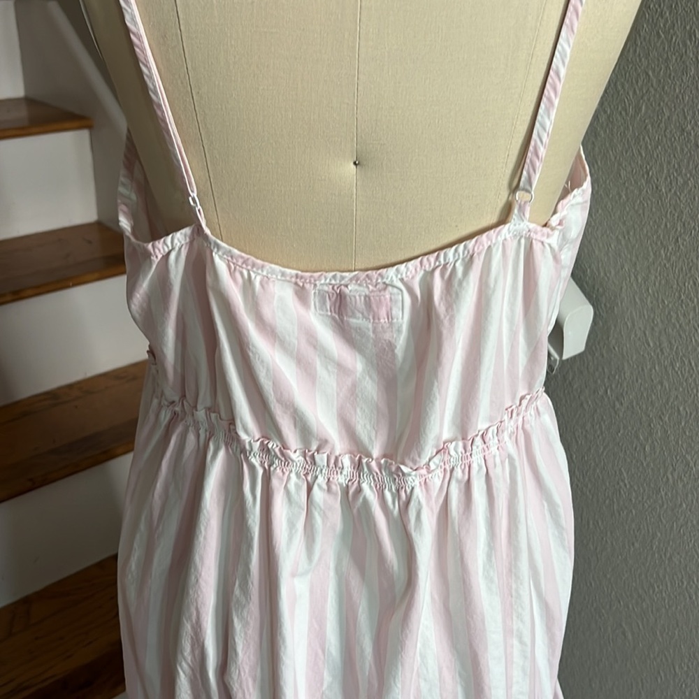 Saint & Abel Pink Braddock Stripe Babydoll Chemise​​​​​​​​​ - Picture 6 of 8